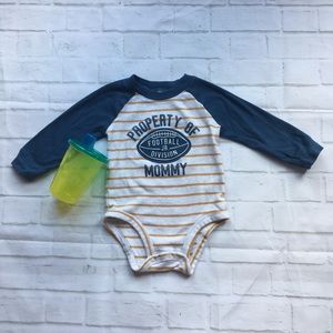 Bundle Me! Infant Boys Football Onesie